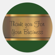 Classy Customer Thank You Stickers