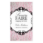 Classy Damask Interior Designing Business Cards