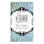 Classy Damask Interior Designing Business Cards