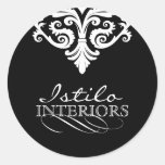 Classy  Damask Sticker