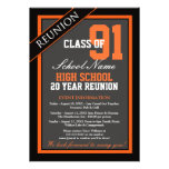 Classy Formal High School Reunion Invites