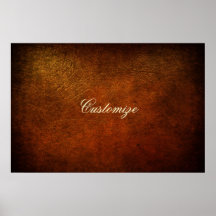 Classy Genuine Leather Designer Poster Print