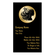 Classy Hairdressing Business Cards
