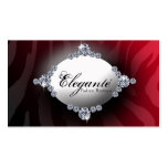 classy red business card