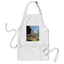 Claude Monet Flowering Garden Apron