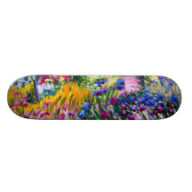 Claude Monet: Iris Garden by Giverny Skateboards