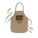 Claude Monet Painting, Edge of a Wood by Sargent Aprons