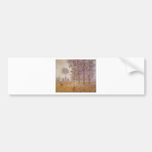 Claude Monet - Poplars in the Sun Bumper Stickers
