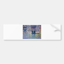 Claude Monet Venice Bumper Sticker