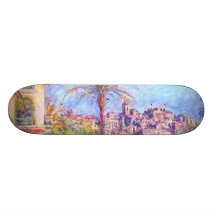 Claude Monet: Villas at Bordighera Skateboard Deck