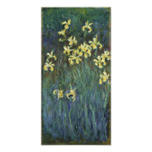 Claude Monet - Yellow Irises Photographic Print