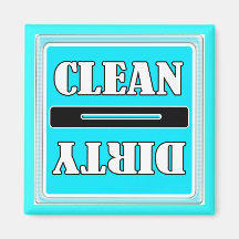 Clean Dirty Dish Washer Magnet