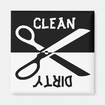 Clean Dirty - Dishwasher Fridge Magnet