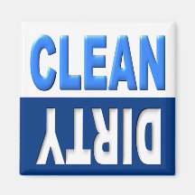 Clean Dirty Dishwasher magnet