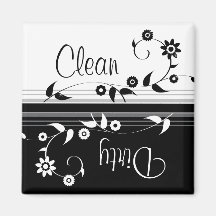 Clean Dirty Dishwasher Magnet