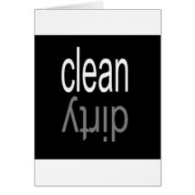 Clean/Dirty Dishwasher Magnet Card