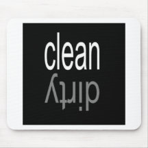 Clean/Dirty Dishwasher Magnet Mousepads