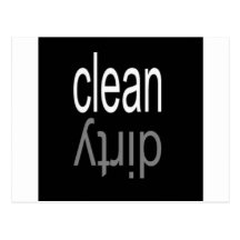 Clean/Dirty Dishwasher Magnet Post Cards