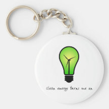 Clean Energy Bulb - Keychain