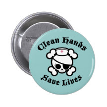 Clean Hands Pins