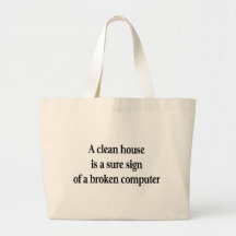 Clean House Tote Bag