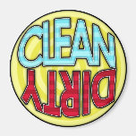 Clean or Dirty Dishwasher Magnet
