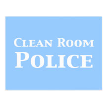 Clean Room Police Gifts Postcard