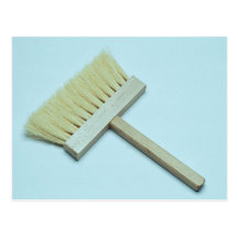Cleaning brush postcards