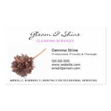 Cleaning Business Cards
