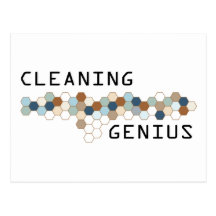 Cleaning Genius Postcards