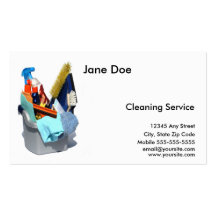 Cleaning Service Business Card