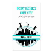 Cleaning Service professional PERSONALIZE Business Card Template