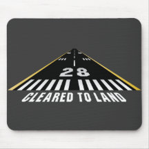 Cleared To Land Runway Mousemats
