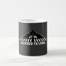 Cleared To Land Runway Mug