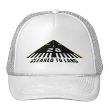 Cleared To Land Runway Trucker Hats