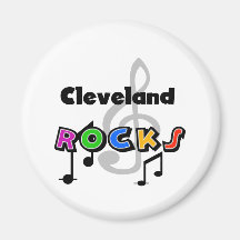 Cleveland Rocks Fridge Magnet