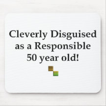 Cleverly Disguised 50! Mouse Pad