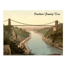 Clifton Suspension Bridge II, Bristol, England Postcards