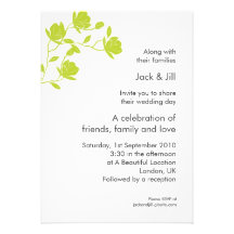 Climb High (lime) 5x7 Personalized Invite