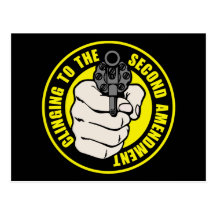 Clinging to the Second Amendment Post Cards