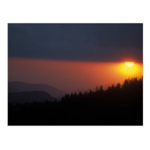 Clingman's Dome Sunset, Great Smoky Mountains Postcards