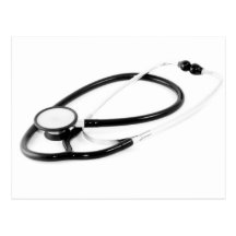 Clinical Stethoscope Postcards