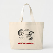 clintondiplomacy3 tote bag
