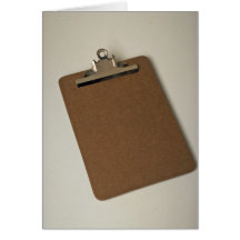 Clipboard Photo Greeting Cards
