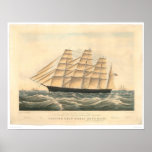 Clipper ship "Great Republic" (0398A) Posters