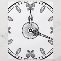 Clock Face Flyer Design