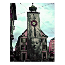 clock tower crossroads postcards