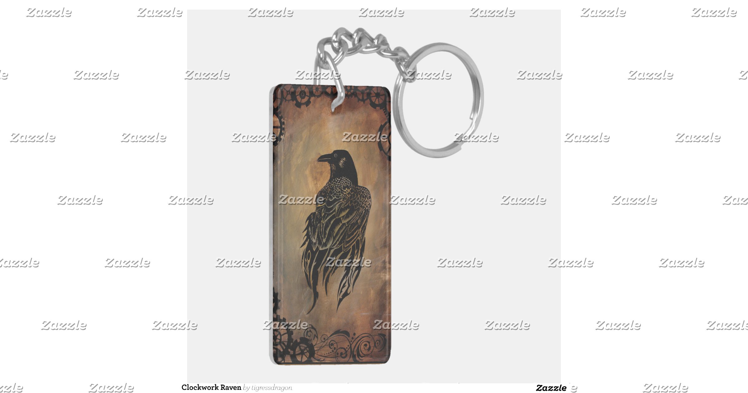 Acrylic Ring Raven Acrylic Ring Raven