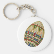 Cloisonne Easter Egg Keychain