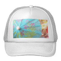 Close Up - Paper Parasol Mesh Hat